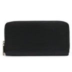 Louis Vuitton Epi Zippy Zip Around Wallet Leather Black Silver