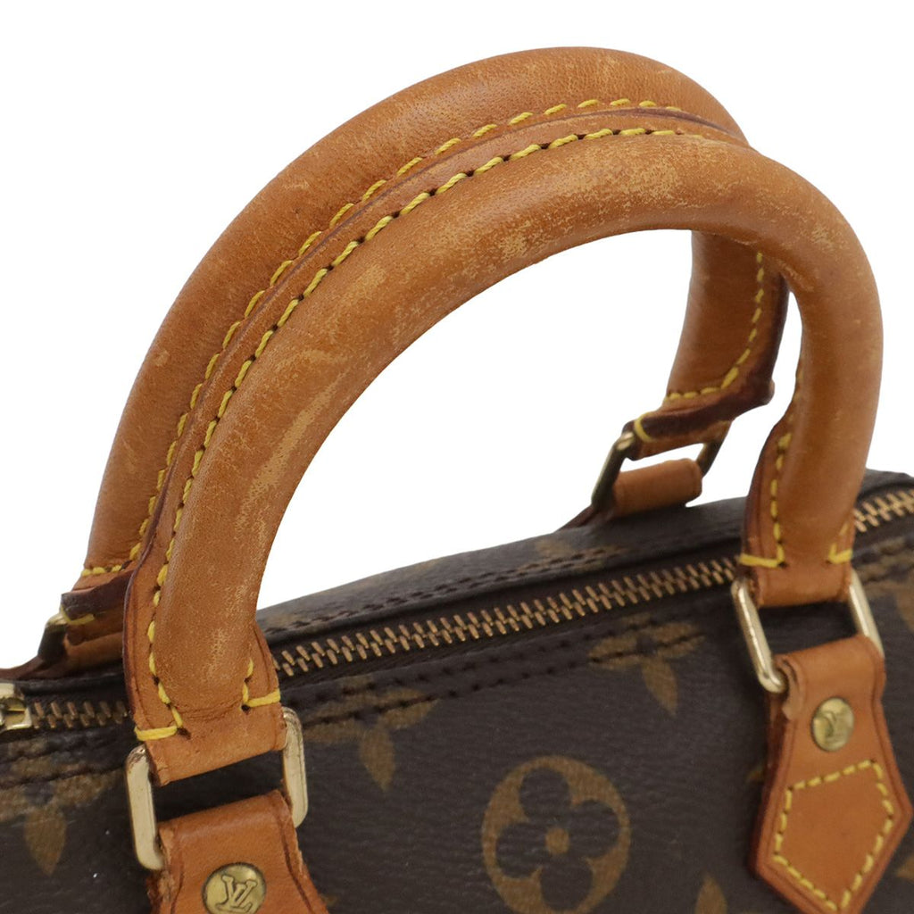 Louis Vuitton Monogram Mini Speedy Mini Bag Pouch Case — view 6