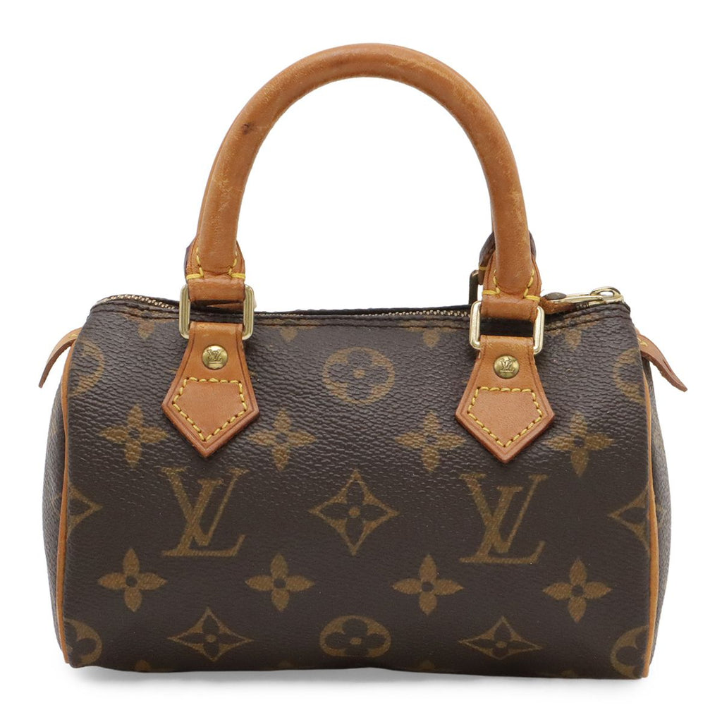 Louis Vuitton Monogram Mini Speedy Mini Bag Pouch Case