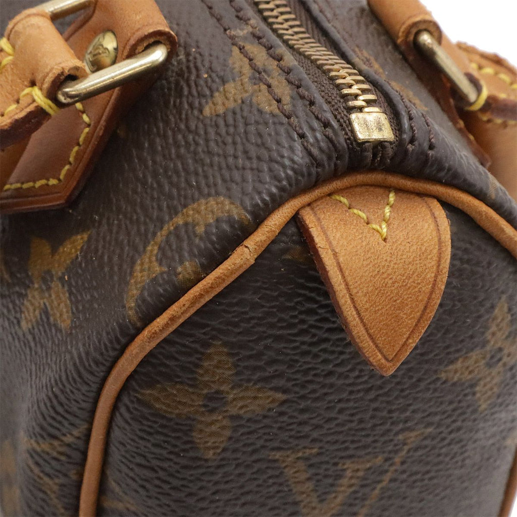 Louis Vuitton Monogram Mini Speedy Mini Bag Pouch Case — view 5