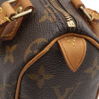 Louis Vuitton Monogram Mini Speedy Mini Bag Pouch Case — view 5