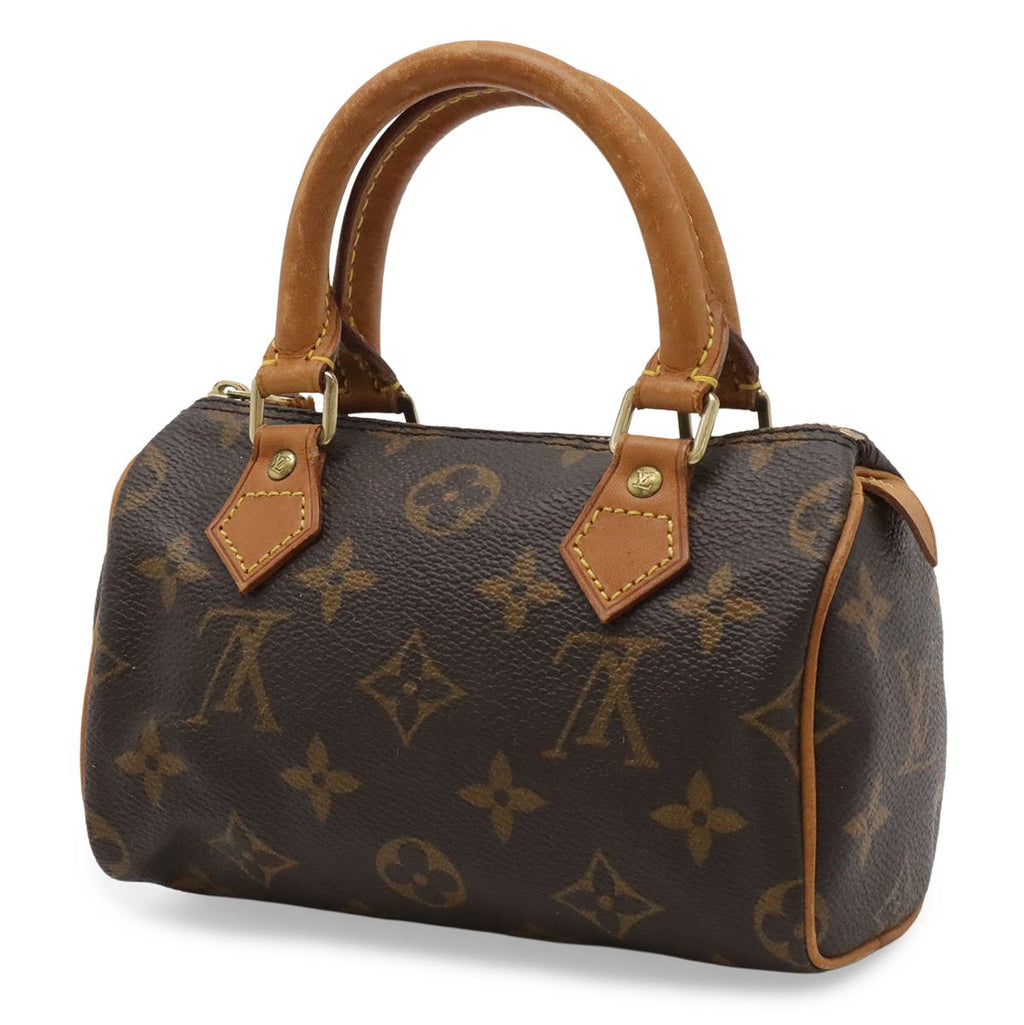 Louis Vuitton Monogram Mini Speedy Mini Bag Pouch Case — view 2