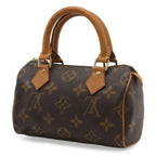 Louis Vuitton Monogram Mini Speedy Mini Bag Pouch Case — view 2