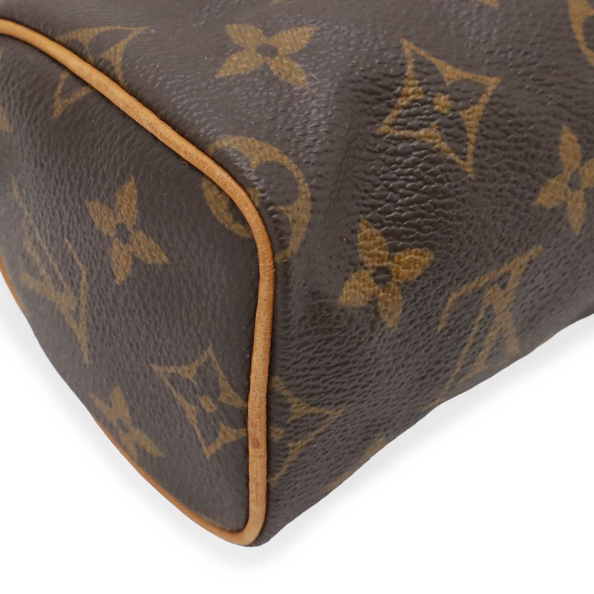 Louis Vuitton Monogram Mini Speedy Mini Bag Pouch Case — view 3