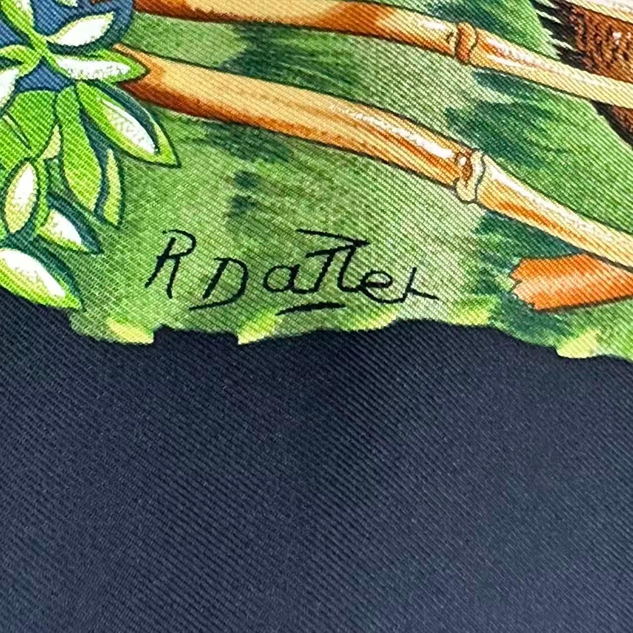 Hermes Carre 90 Scarf Silk Sichuan Panda Multicolor — view 5