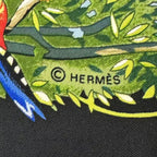 Hermes Carre 90 Scarf Silk Sichuan Panda Multicolor — view 9