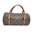 Louis Vuitton Papillon 26 Monogram Handbag Brown
