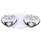 Gucci Interlocking Heart 925 Sterling Silver Earrings