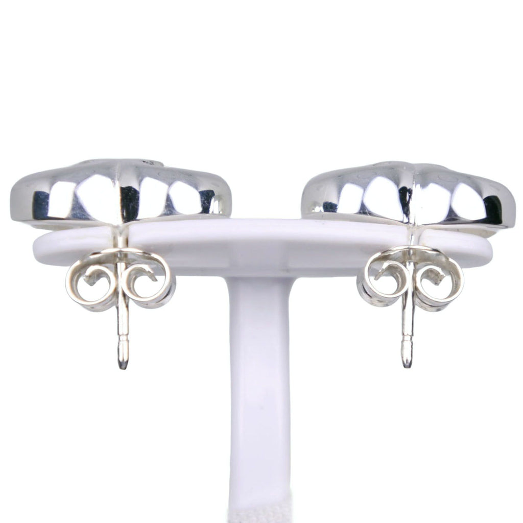 Gucci Interlocking Heart 925 Sterling Silver Earrings — view 3