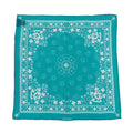 Chanel Scarf Bandana Clover & Blue Cotton
