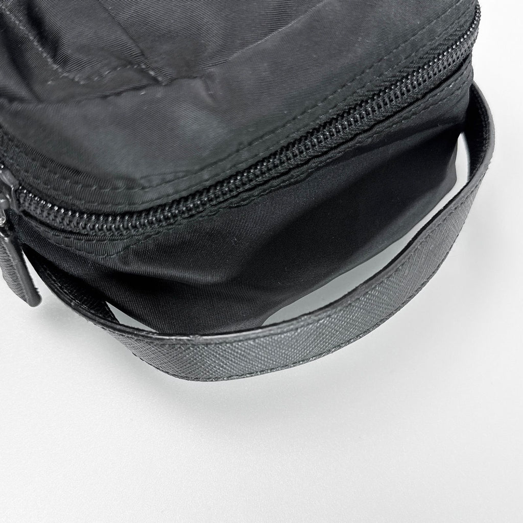 Prada Triangle Logo Clutch Travel Pouch Nylon — view 8