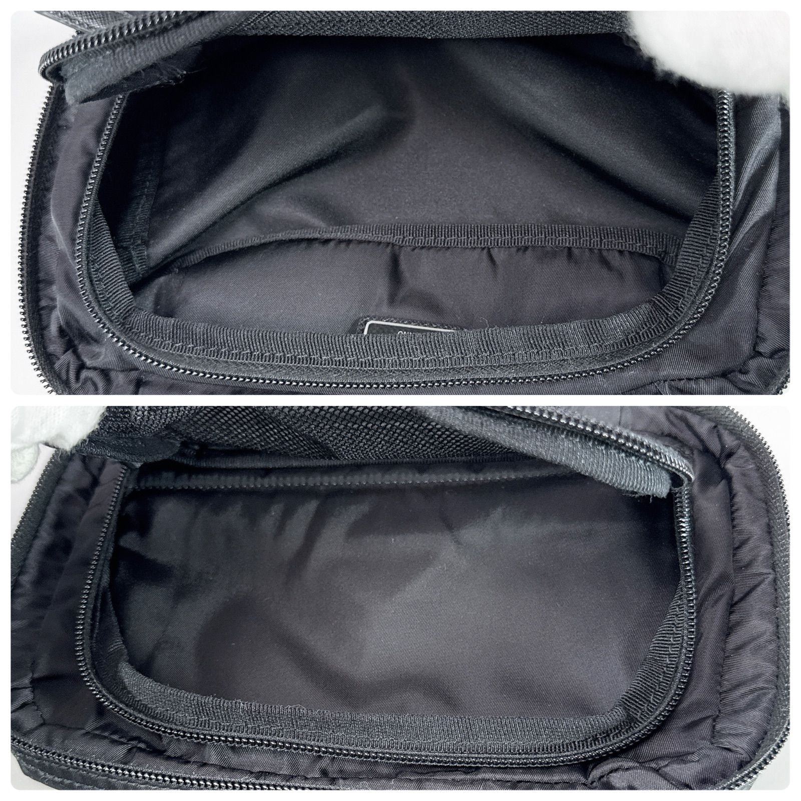 Prada Triangle Logo Clutch Travel Pouch Nylon — view 4