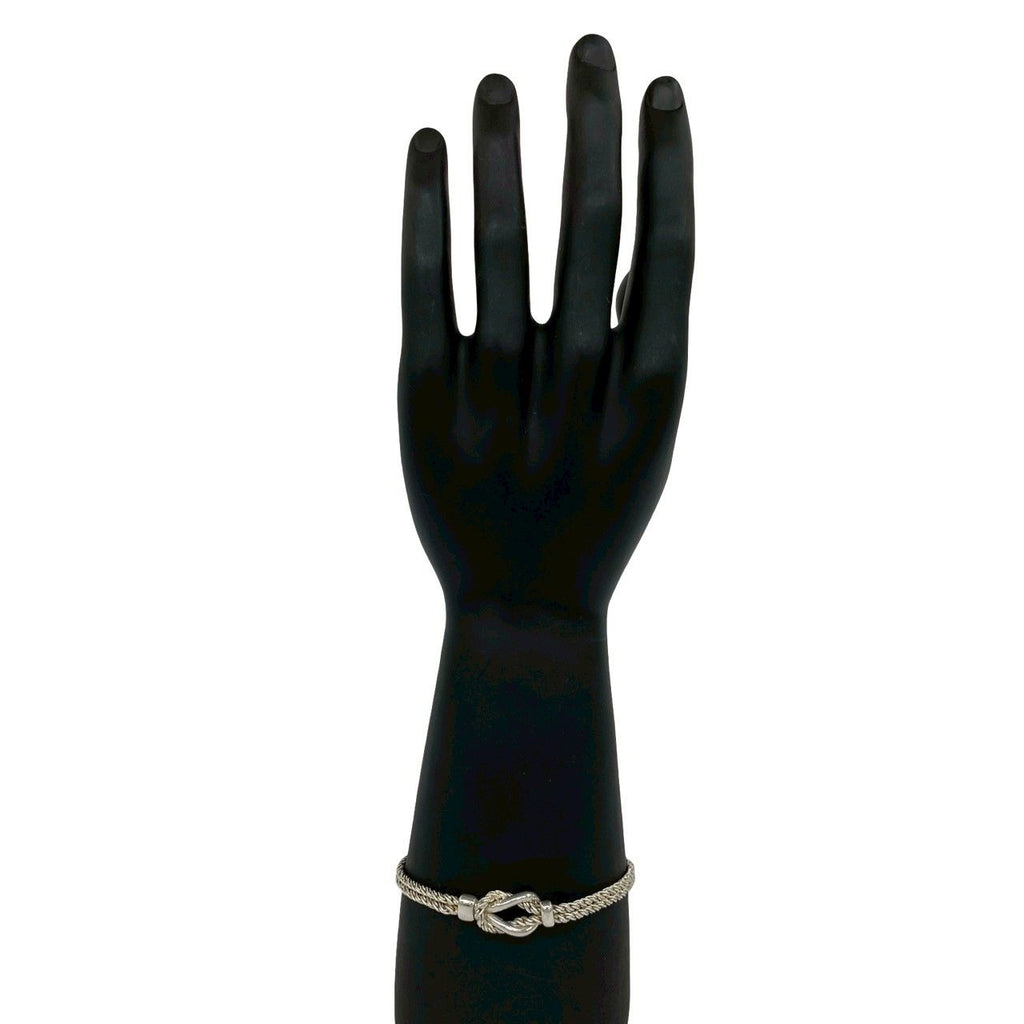 Tiffany & Co Vintage Double Rope Knot Bracelet 925 Sterling Silver — view 2