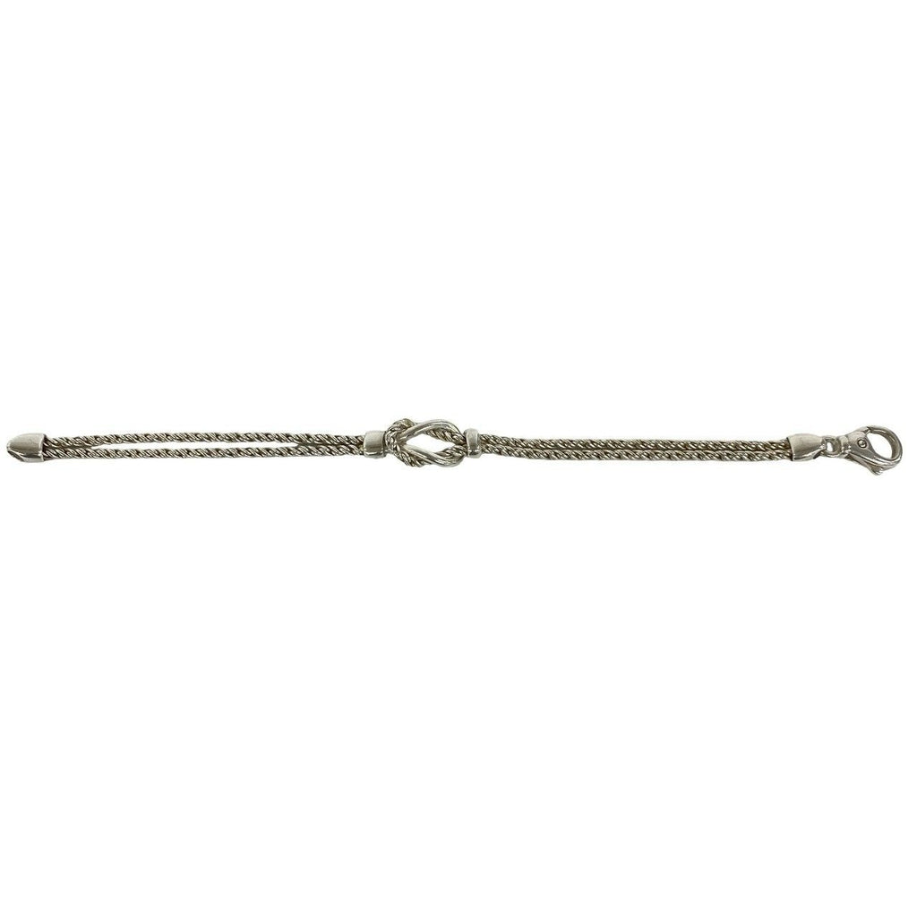 Tiffany & Co Vintage Double Rope Knot Bracelet 925 Sterling Silver — view 5