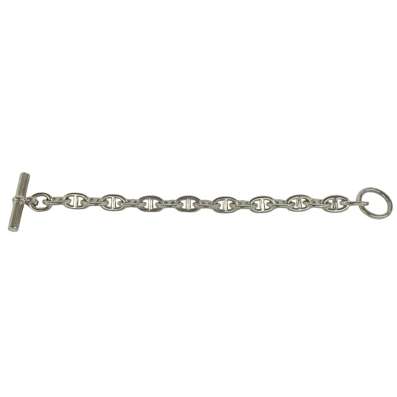 Hermes Chaine D'ancre PM 17 Links Bracelet 925 Sterling Silver Chain — view 6