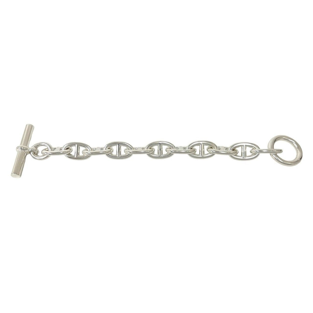Hermes Chaine D'ancre TGM Bracelet 11 Links 925 Sterling Silver Chain — view 6