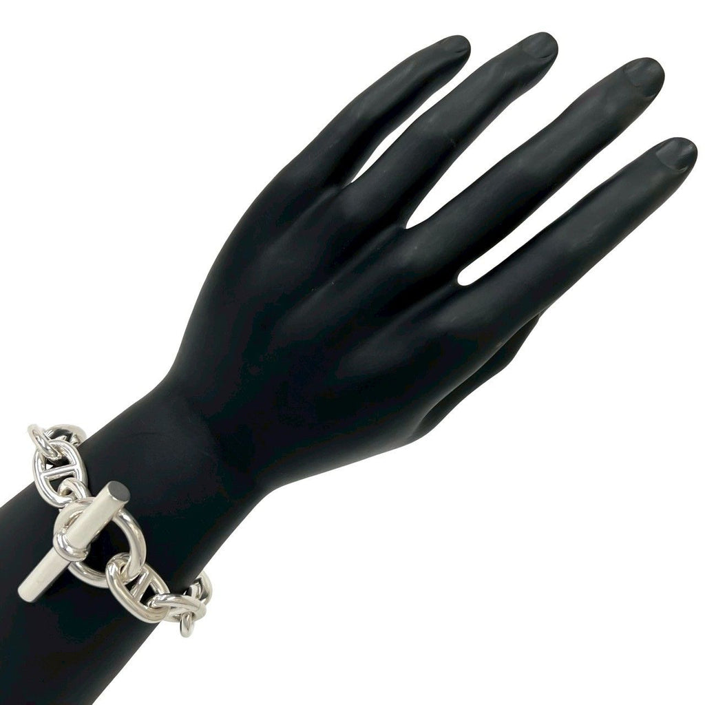 Hermes Chaine D'ancre TGM Bracelet 11 Links 925 Sterling Silver Chain — view 2