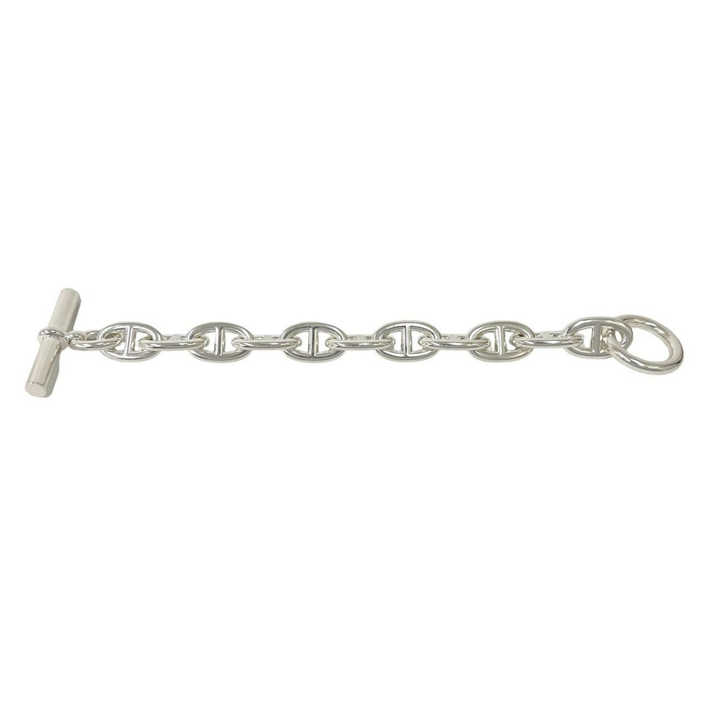Hermes Chaine D'ancre TGM Bracelet 11 Links 925 Sterling Silver Chain — view 5