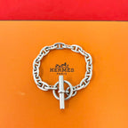 Hermes Chaine D'ancre PM 17 Links Martin Margiela Era 925 Sterling Silver Chain
