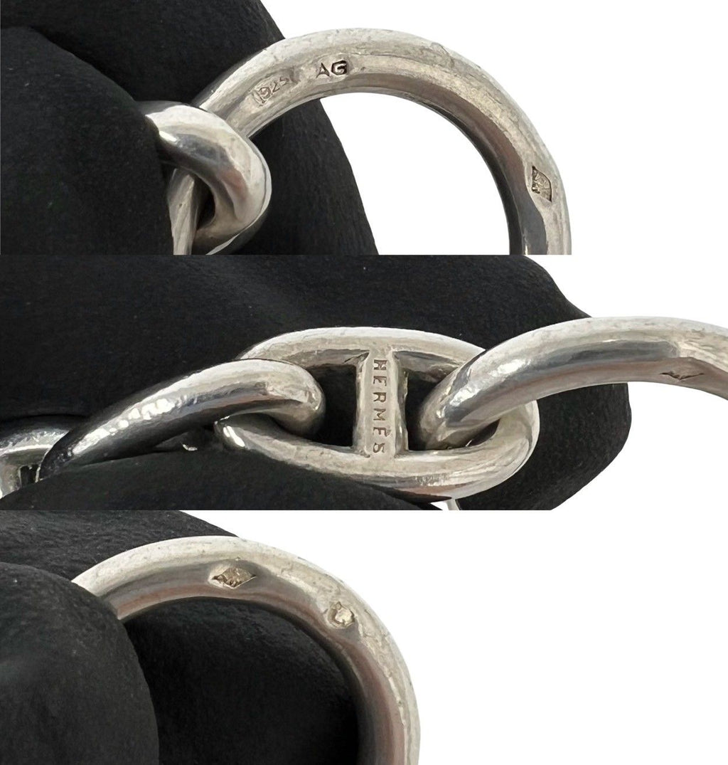 Hermes Chaine D'ancre PM 17 Links Martin Margiela Era 925 Sterling Silver Chain — view 3