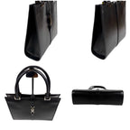 Gucci Jackie Line Handbag Mini Tote Black Leather — view 4