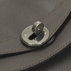 Hermes Lindy 34 Tote Shoulder Bag Color Etain Gray Silver — view 7