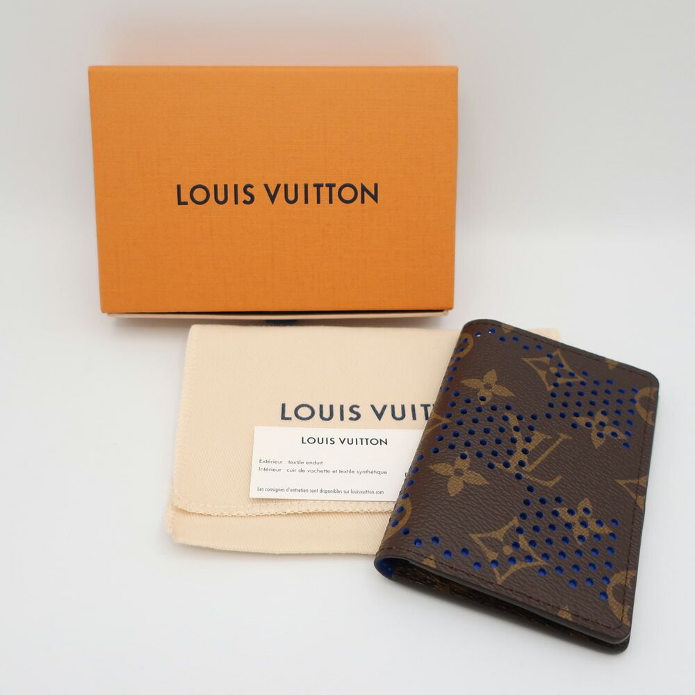 Louis Vuitton Ten Card Case Organizer de Poche Blue — view 7