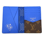 Louis Vuitton Ten Card Case Organizer de Poche Blue — view 4