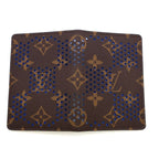 Louis Vuitton Ten Card Case Organizer de Poche Blue — view 3