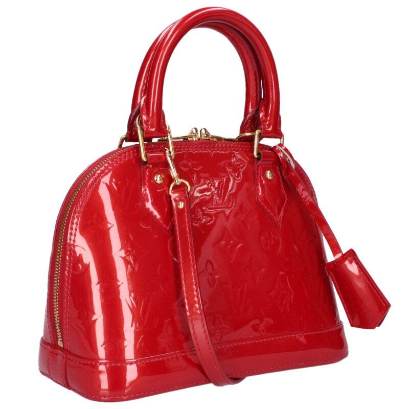Louis Vuitton Alma BB Monogram Vernis 2-Way Shoulder