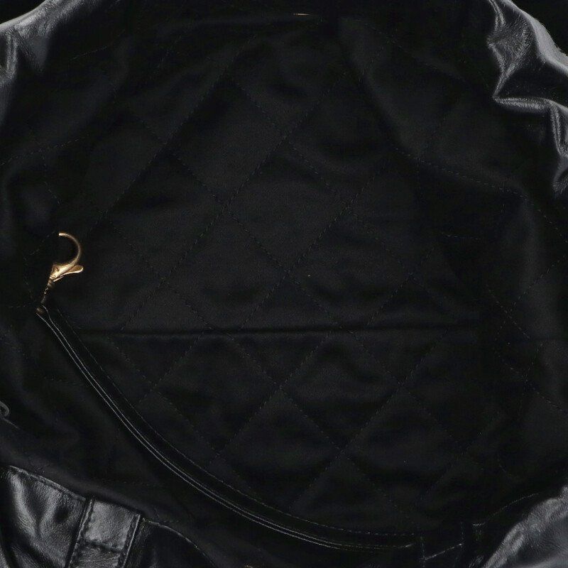 Chanel 22 Large Shiny Calfskin Backpack — view 4