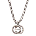 Gucci Interlocking Necklace Silver
