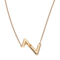 Louis Vuitton LV Volt Upside Down 18k Rose Gold Necklace
