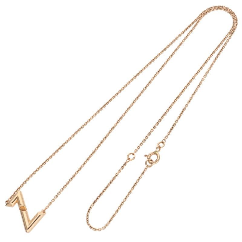 Louis Vuitton LV Volt Upside Down 18k Rose Gold Necklace — view 2