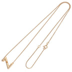 Louis Vuitton LV Volt Upside Down 18k Rose Gold Necklace — view 2