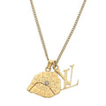 Louis Vuitton Collier Map LV Initial Necklace