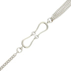Hermes Horsebit Silver Necklace — view 5