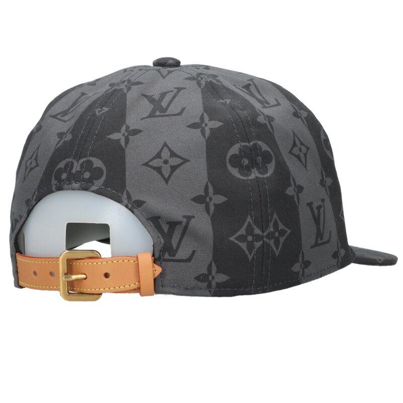 Louis Vuitton Logo Embroidered Monogram Cap — view 2