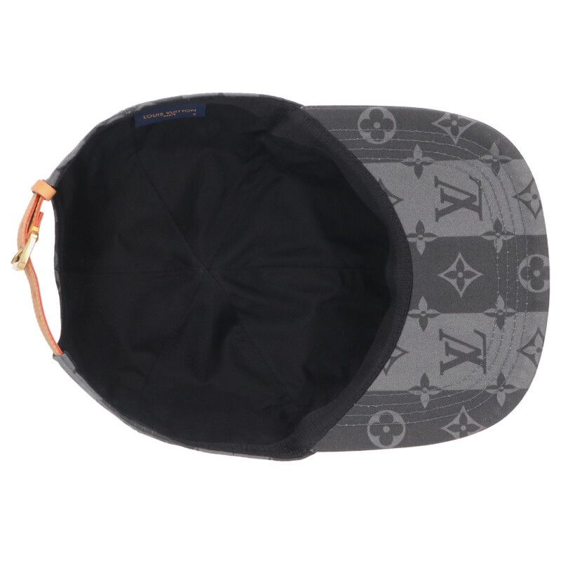 Louis Vuitton Logo Embroidered Monogram Cap — view 3