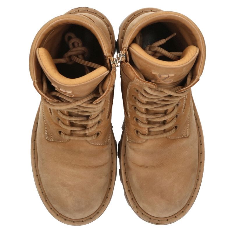 Louis Vuitton LV Checker Ranger Boots Side Zip Lace — view 4