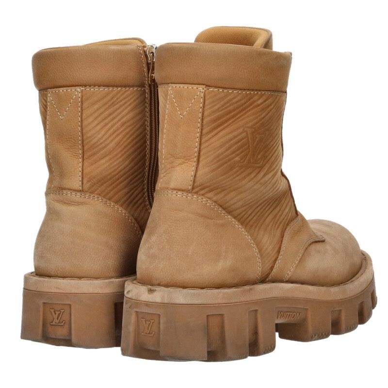 Louis Vuitton LV Checker Ranger Boots Side Zip Lace — view 2