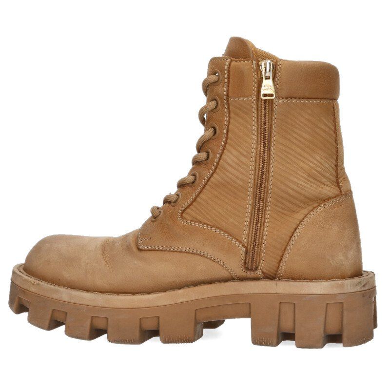 Louis Vuitton LV Checker Ranger Boots Side Zip Lace — view 5