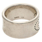Hermes Eclipse Ribbon Silver Ring — view 4
