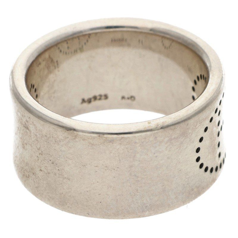 Hermes Eclipse Ribbon Silver Ring — view 4