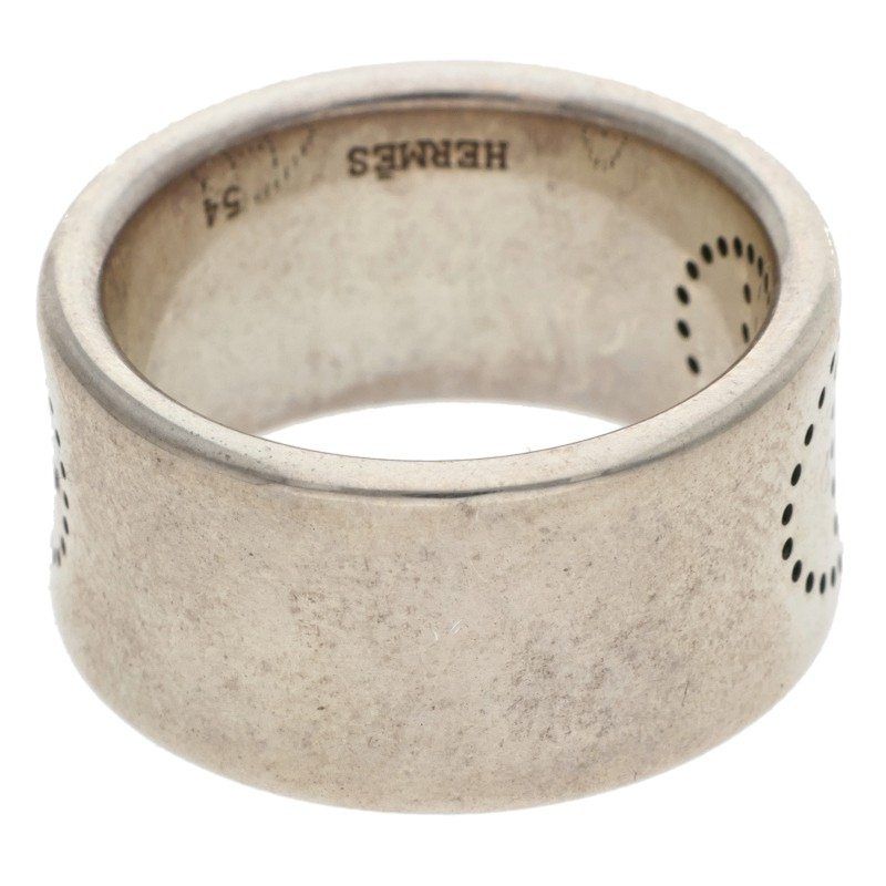 Hermes Eclipse Ribbon Silver Ring — view 5