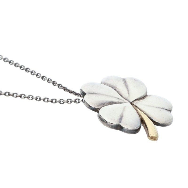 Tiffany & Co Clover Motif Chain Necklace — view 4
