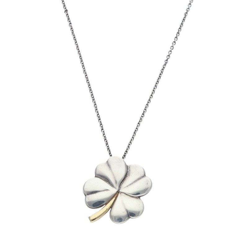 Tiffany & Co Clover Motif Chain Necklace
