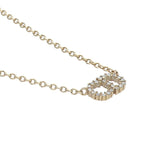 Dior CD Motif Rhinestone Necklace — view 4