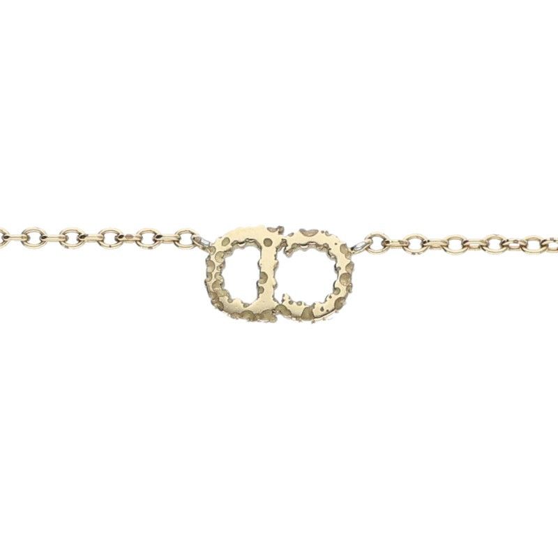 Dior CD Motif Rhinestone Necklace — view 3