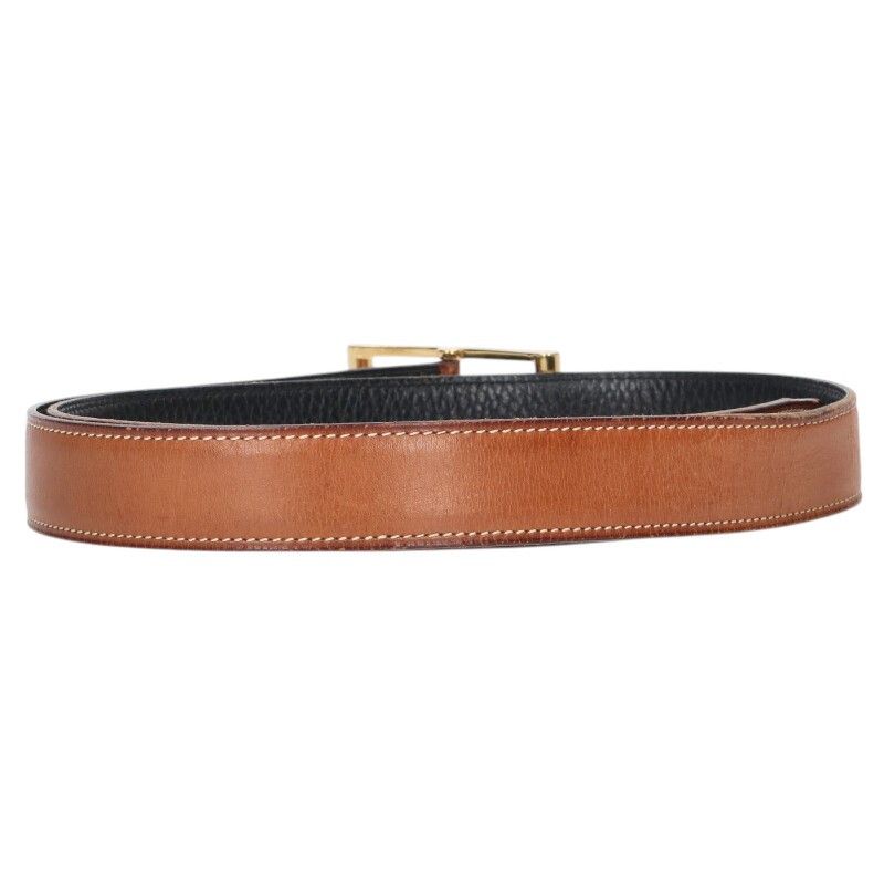 Hermes Reversible Leather Belt 85 — view 2
